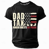  Ανδρικό γραφικό T-Shirt - Αστείο Φορολογικό Πατέρα όχι δηλητήριο κοντό μανίκι οικογενειακό δώρο χιούμορ