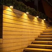 economico Illuminazione vialetto-Luci solari per recinzione, luci da parete per esterni, 9 LED super luminose, impermeabili, wireless, di sicurezza per giardino, muro, cortile, terrazza