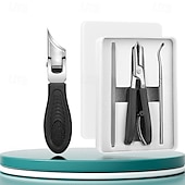 preiswerte Persönliche Pflege &amp; Gesundheit-Nagelknipser mit abgeschrägtem Adlerschnabel, langer Griff, breite Backenöffnung, spritzwassergeschützter, abgeschrägter Nagelknipser, drei Sets abgeschrägter Adlerschnabel-Nagelknipser, für dicke