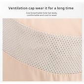 economico Fari anteriori-Cappello da pescatore a tesa larga con ventola solare - 1 pezzo, scialle protettivo per il collo, protezione solare, traspirante e rinfrescante, perfetto per campeggio estivo, escursioni e avventure di pesca