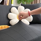 cheap Sofa Cover-Stretch Sofa Cover Slipcover Elastic Sectional Couch Armchair Loveseat 4 or 3 seater L shape Jacquard Grey Water Repellent Plain Solid Soft Durable Washable