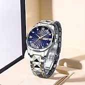 economico Orologi al quarzo-Orologio al quarzo da uomo Junxiang 818p – quadrante luminoso impermeabile, calendario con data e settimana, stile casual da lavoro