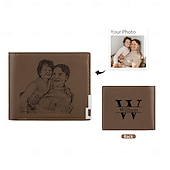 abordables Pour hommes-1 pièce Nature &amp; Plein air Portefeuille, Décorations de vacances Fête Jardin Décoration de mariage 12*1.6*10 cm