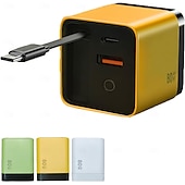 cheap Tool Accessories-3 in 1 GaN Charger,Scalable 80w Max Fast Charger Module with Type-C Cable and 2 USB Ports, for iPhone, Phone and Laptops