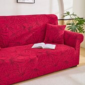 baratos Cobertura de Sofa-Capa elástica para sofá em tecido jacquard, capa elástica para sofá secional em formato de L, capa de canto para sala de estar, 1/2/3/4 lugares