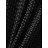 cheap Men&#039;s Classic Polo-Men&#039;s Business Polo Golf Polos Shirts Work Business Lapel Ribbed Polo Collar Short Sleeve Basic Modern Stripes Textured Buttons Knitted Spring &amp; Summer Regular Fit Black White Navy Blue Gray Business