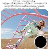 abordables Bracelets connectés-Montre connectée S6Mini pour femmes, écran AMOLED 1,32&quot;, moniteur d&#039;activité, appels Bluetooth, suivi du sommeil, déverrouillage NFC, rappel des règles, modes sport, étanchéité IP67, compatible Android et iOS.