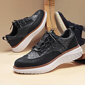 economico Sneakers Casual-scarpe da ginnastica da uomo blu in maglia con lacci, design elegante e suola ammortizzata per camminare, correre e l'uso quotidiano