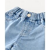 cheap Bottoms-Kids Girls&#039; Shorts Floral Streetwear Patchwork School 4-12 Years Summer Navy Blue Royal Blue Blue