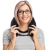 رخيصةأون معدات التخييم-وسادة سفر مريحة للغاية من قطعة واحدة - حشوة مخملية ناعمة بتصميم على شكل حرف U، متعددة الوظائف، يمكن ملؤها بالملابس، وغطاء وسادة للأمتعة، صغيرة الحجم، محمولة، مثالية للمسافرين وحاملي حقائب الظهر