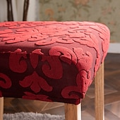 abordables Funda para silla de comedor-Funda para silla de comedor para el hogar, de tela polar, elástica, para el asiento