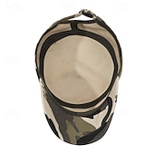 voordelige Herenhoeden-Voor heren Platte pet Zonnehoed Trucker Hoed Zwart Groen Polyesteri Modieus Casual Straat Dagelijks camouflage Verstelbaar Zonbescherming Ademend