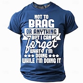 preiswerte Lustige T-Shirts für Männer-Herren Lustiger Slang T Shirt Kurzarm T-Shirt 3D-Druck Rundhalsausschnitt Hemd Mode Täglich Basic Straße Lässig Täglich Schwarz Rote Blau Sommer Frühling Bekleidung S M L XL XXL XXXL