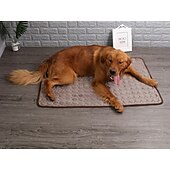 abordables Tapis de Refroidissement-Tapis rafraîchissant pour chien - lit rafraîchissant instantané pour chien &amp;chats non toxiques &amp;tapis rafraîchissant antidérapant lavable en machine pour l&#039;intérieur &amp;utilisation en voyage