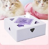 abordables Jouets pour chiens-Jouet à Plumes Jouet interactif Souris et animal jouet Jouet à l&#039;herbe à chat avec Amovible Durable Chargeur USB Exercice pour animaux Libération de la pression pour Chat Chaton Intérieur Extérieur