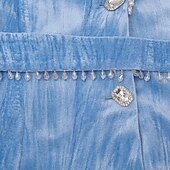 cheap Mom&#039;s Pant Suits-Blue Velvet Pantsuit Mother of the Bride Suit Elegant Minimalist Notched Lapel Floor Length Long Sleeve with Pearls