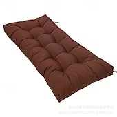 お買い得  ソファカバー-ベンチクッション防水、パティオベンチ屋外クッションソフトロッキングチェアパッド、ベンチクッションタフテッド2タイベンチクッション屋内/屋外用家具