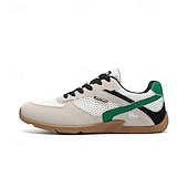 Χαμηλού Κόστους Ανδρικά Sneakers-Ανδρικά λευκά και κόκκινα αθλητικά αθλητικά παπούτσια με μαύρο σχέδιο και κορδόνια - αθλητικά, άνετα, ιδανικά για τρέξιμο, γυμναστήριο και casual ρούχα
