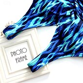 abordables Maillots une pièce et tankinis-Femmes Maillot de bain 1 pièce Dos Nu Découpé Maillot de Bain Maillots de Bain Noir Bleu Respirant Séchage Rapide Sans manches - Natation Surf Plongée en apnée Été