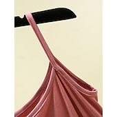 ieftine Top simplu-Pentru femei Camisole Tank Top Culoare solidă Zilnic Fără manșon Stil Nautic Topuri obișnuite Zilnic Fără Spate Albastru Deschis Gri Fier Albastru denim Verde matcha Negru Vară
