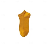 preiswerte Herren Elite Zubehör-Herren 1 Paar Socken No-Show und Liner-Socken Schwarz Weiß Farbe Einfach Schule Formell Outdoor Dünn Sommer Frühling Herbst Ganzjahres Täglich Lässig