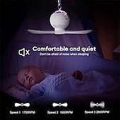 levne světla projektoru hvězdné galaxie-Projekční ventilátor s hvězdnou oblohou multifunkční kreativní projekční ventilátor s hvězdnou oblohou osvětlení místnosti obývací pokoj atmosférické světlo venkovní kempování ventilátor s nabíjením