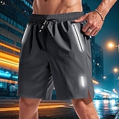 baratos Calções Estilo Casual-Homens calções atléticos Calção Shorts de Corrida Shorts de Academia Esporte Diário Secagem Rápida Alta elasticidade Confortável Bolsos Com Cordão Cintura elástica Tecido Curto Ginástica Casual