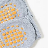 preiswerte Persönliche Pflege &amp; Gesundheit-4 Paar Grip-Pilates-Socken für Damen, rutschfeste Yoga-Sportsocken, atmungsaktive Trampolin-Grip-Socken für Kinder und Erwachsene, Baby-Bodensocken mit Silikon-Grip für Tanz, Zuhause, Fitnessstudio,