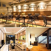 billiga LED-spotlights-GU10 halogenlampa 220v 50w halogenlampor MR16 med glasskydd 2700k varmvit dimbar för ljusvärmare lampskena taklampa 6st