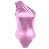 preiswerte Oberteile-Retro Vintage 1980er Rave One Piece Bodysuits Disco Kostüm Damen Halloween Karneval Musikfestival Pride Parade Pride-Monat Erwachsene Trikot / Einteiler Sommer