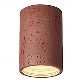 economico Lampade da soffitto con dimmer-Plafoniera a LED a 1 luce, in metallo e pietra, con montaggio a filo, per corridoio, veranda, bar, loft creativo, lampade da balcone 110-240 V