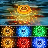 cheap Underwater Lights-2 Pcs Underwater Lights Floating Bathtub Lights with Colorful Fish Pattern Pool Lights for Glowing Bath Toys Aquarium Holiday Party Decoration