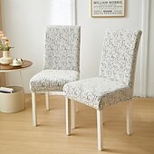 abordables Funda para silla de comedor-Funda para silla de comedor para el hogar, de tela polar, elástica, para el asiento