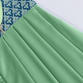 abordables Dirndl-Cerveza Oktoberfest Oktoberfest Vestidos Mucama bávaro prados Mujer Carnaval Fiesta Festival de Cerveza Paño de estilo tradicional Vestido Delantal Sin blusa