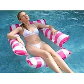 cheap Beach &amp; Outdoor Toys-1 Pack Hammock Pool Floats Adults Multi-Purpose Inflatable Pool Floats PVC Water Hammock Lounge Floaties