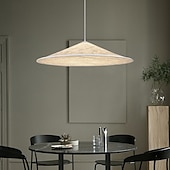 economico Luci Isola cucina-Lampadario a sospensione a LED in tessuto, 50/60/80 cm, lampada da soffitto a testa singola per loft, bar, soggiorno, sala da pranzo