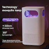 baratos Mata-insetos-mata-mosquitos elétrico com lâmpada para ambientes internos &amp;controle de pragas ao ar livre para insetos voadores, atrativo de luz ultravioleta com rede elétrica potente, seguro &amp;eficaz para uso