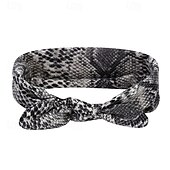 economico Accessori per acconciature-Fasce per capelli con fiocco per donne e ragazze, fasce larghe per capelli da donna, fasce per capelli elastiche morbide e antiscivolo, bandane turbanti da palestra, fasce per capelli, accessori per