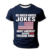 cheap Patriotic Veteran T shirts-Patriotic T Shirts For Men Local Egg T Shirt Short Sleeve T shirt 3D Print Crew Neck Shirt Military Funny Political T Shirt Street Casual Daily Black Blue Green Summer Spring Clothing Apparel S M L