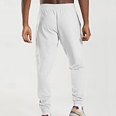 preiswerte Jogginghosen-Herren Jogginghose Hose Kordelzug Tasche Elastischer Bund Einfach Komfort Atmungsaktiv Täglich Outdoor Ferien Urlaub Mode Blau Schwarz Mikroelastisch