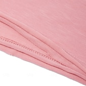 preiswerte Baumwoll-Leinen T-Shirts-Herren Leinenähnliches T-Shirt Kurze Ärmel Rundhalsausschnitt Sommer Einfach Mode Designer Basic Weich Urlaub Straße Alltagstauglich Rosa Hellblau Beige Top T-Shirt für Herren