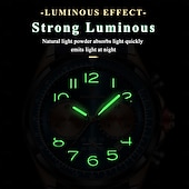 abordables Relojes de Cuarzo-Reloj de cuarzo multifunción para hombre, nuevo, resistente al agua, con luz nocturna y cronómetro, a la moda y para tiempo libre, 862