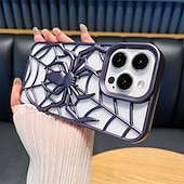 cheap iPhone Cases-Phone Case Spider Pattern for iPhone 16 Pro Max Plus iPhone 15 14 Pro Max Plus iPhone 13 Pro Max Back Cover Shockproof TPU