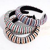 economico Accessori per acconciature-Cerchietto per capelli del 4 luglio per donne e ragazze, orecchini patriottici, cerchietto rosso, bianco e blu, bandiera americana, cerchietto per capelli per il giorno dell&#039;indipendenza degli Stati
