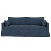 preiswerte Sofabezug-Sofabezug passend für Hyltarp-Sofa, einfarbig, gesteppte Polyester-Schonbezüge