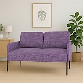 baratos Cobertura de Sofa-capa de sofá adequada para capas acolchoadas de cor sólida do sofá glostad