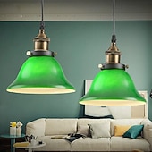 economico Design di Tamburo e Cono-Lampadario vintage, luci decorative da magazzino, lampada a sospensione in stile antico, lampada a sospensione a cupola industriale, attacco E27, luci sospese per negozi di abbigliamento e uffici,