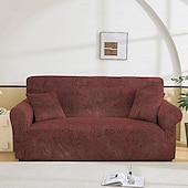 cheap Sofa Cover-Elastic Jacquard Fabric Sofa Cover Stretch Couch Cover Sectional L Shape Sofa Slipcover Corner Case for Living Room 1/2/3/4 Seat