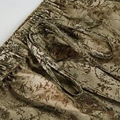 preiswerte Grafische Röcke-Damen Rock Rüschenrock Mode Boho Maxi Mittlere Hüfthöhe Röcke Blumen Rüsche Druck Mikroelastisch Urlaub Straße Braun Sommer Polyester