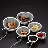economico Accessori per bicchieri-Set da 3 pezzi in acciaio inossidabile, infusore per tè a maglie extra fini, per tè in foglie, colini da tè, infusore per tè, filtro per tè, spezie ed erbe aromatiche.